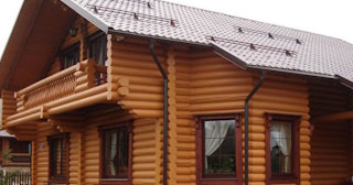 Строительство дома из оцилиндрованного бревна в Краснокамске - от 134615 рублей